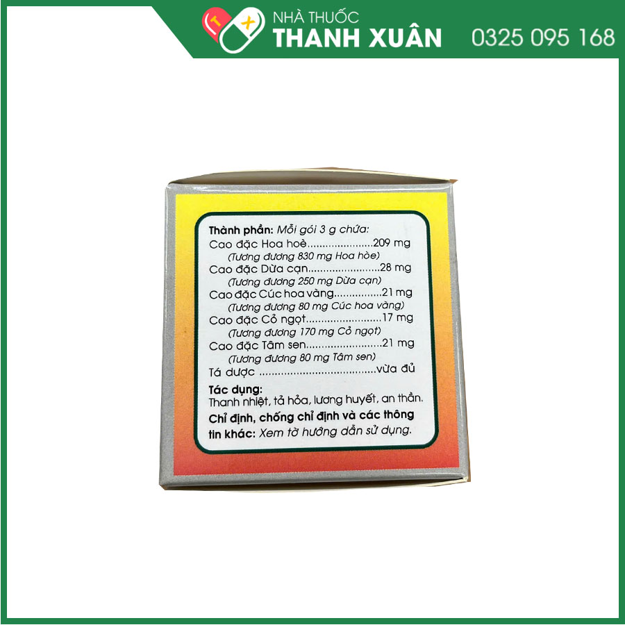 Trà Casoran phòng và hỗ trợ điều trị tăng huyết áp thể vừa và nhẹ, tai biến mạch máu não, tăng cholesterol